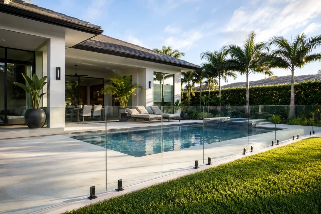 Frameless Glass Pool Fence